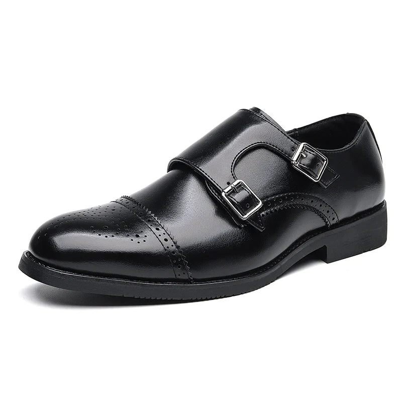 Dominic | Elegant Double Monk Strap Shoe