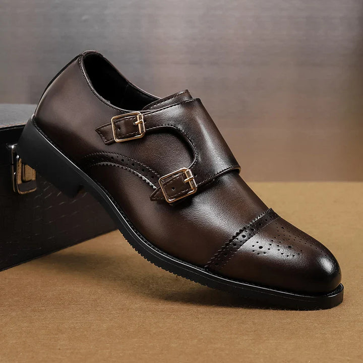 Dominic | Elegant Double Monk Strap Shoe