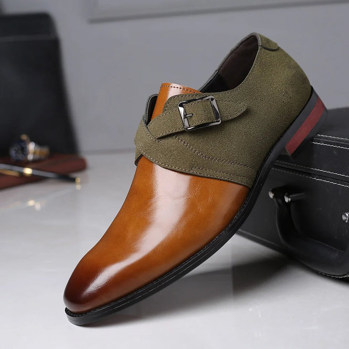 Clifford | Elegant Dual-Tone Monk Shoe