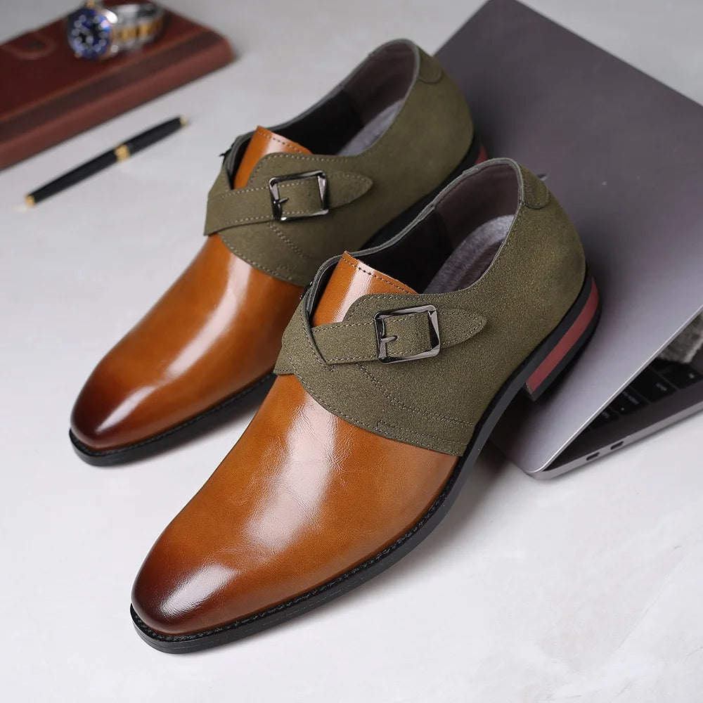 Clifford | Elegant Dual-Tone Monk Shoe