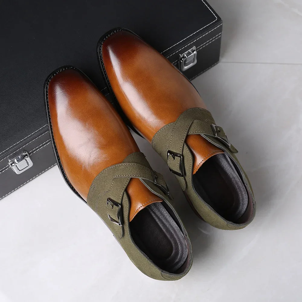 Clifford | Elegant Dual-Tone Monk Shoe